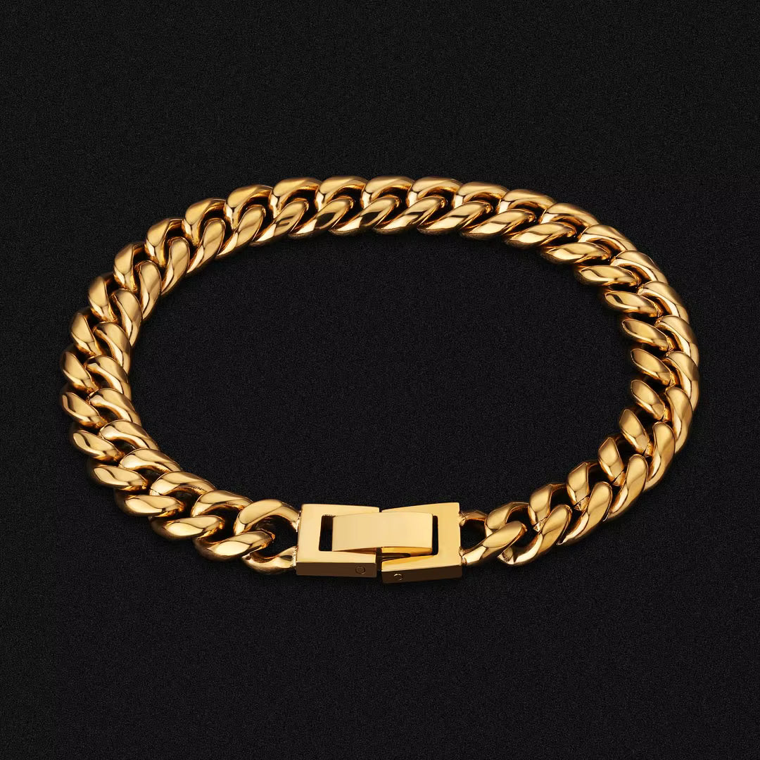Pulsera Chapada en 18k